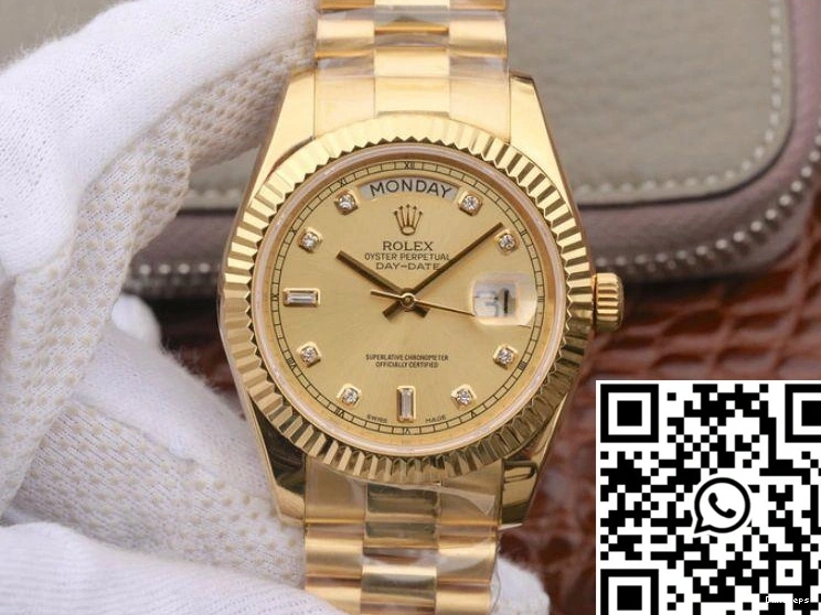 Rolex II 218238 Day-Date EW Gold Dial Factory 18K Yellow 40MM 0522